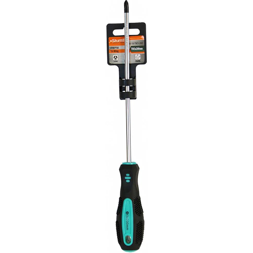 Отвертка Sturm Tri-Wing TW0x150мм эрго ручка магнитный наконечник 1040-18-TW0-150