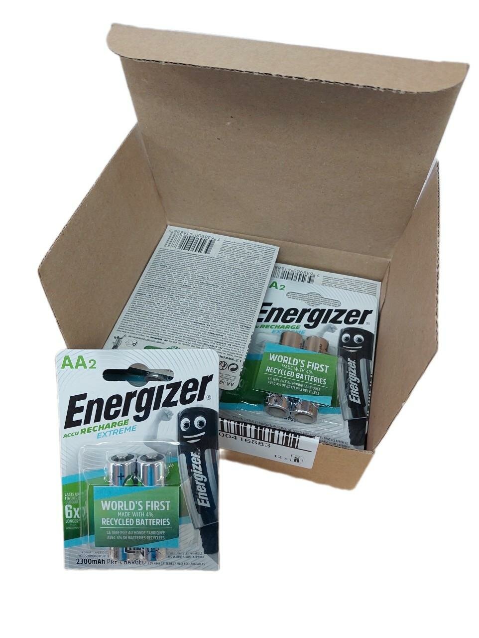 Аккумулятор Energizer AA Accu Recharge Extreme 2300mAh preCharged BL2/BOX24  24шт.