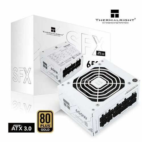 Модульный SFX блок питания Thermalright TR TGFX 650 белый на 650W TR-TGFX White 650 Ватт ATX 3.0