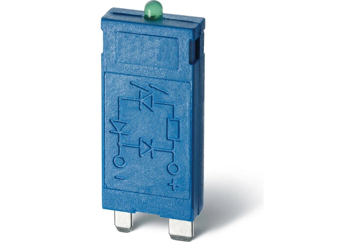 Модули индикации и защиты  диод  обратная полярность   6 220VDC   код 9901200000   FINDER  1 шт  