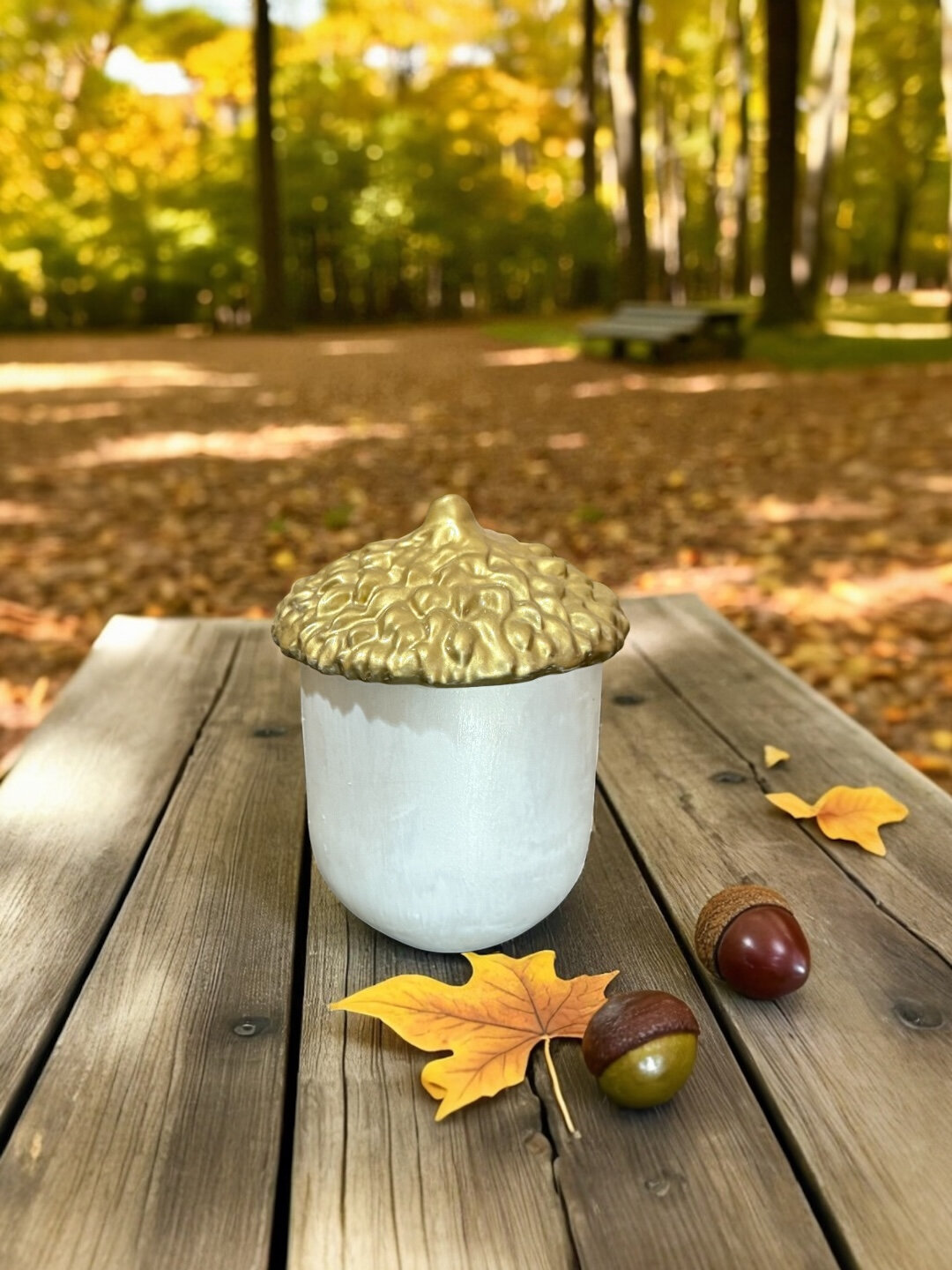 Декоративная арома-свеча MIX - Золотой — фото 1