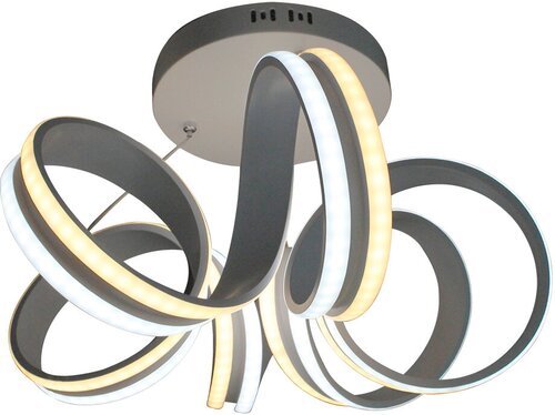 Светодиодная люстра подвес VOLNA DOUBLE 90W 6R для кухни, гостиной до 20 кв. м