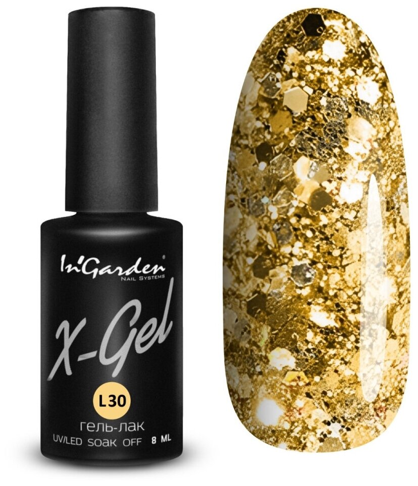 Гель-лак InGarden X-Gel №L30 8 мл