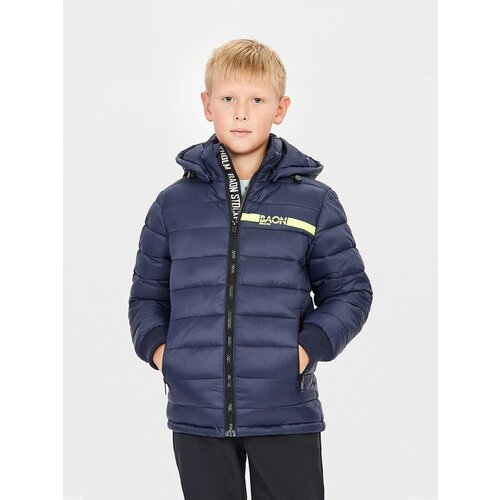 Куртка (Эко пух) BAON детская на 8 лет, цвет: DEEP NAVY, размер: 128 синий  