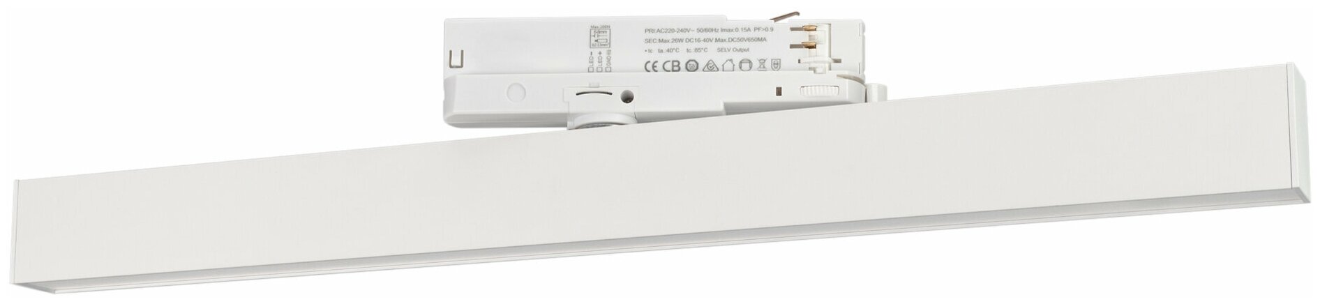 Светильник LGD-FLAT-4TR-S605-25W Warm3000 (WH, 100 deg, 230V) (Arlight, IP20 Металл, 3 года)