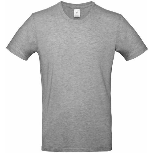 Футболка B&C collection, размер S, серый мужская футболка лев суровый s серый меланж
