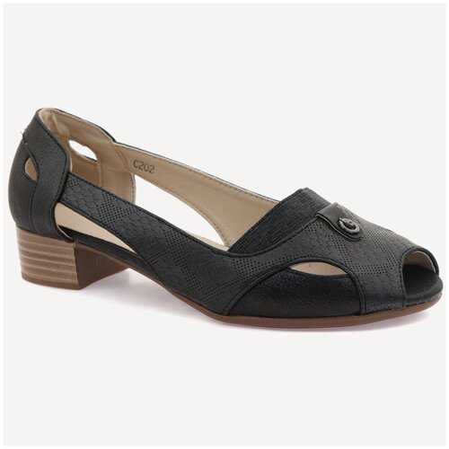 Босоножки Saideng, размер 36, черный