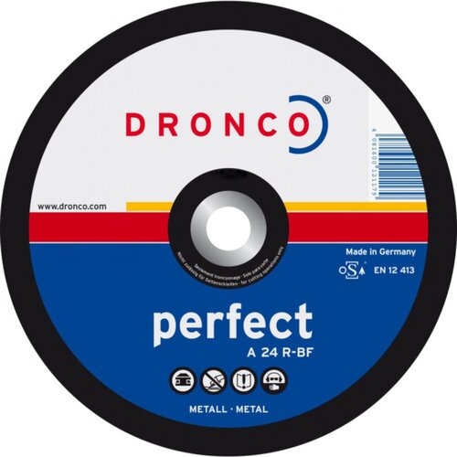 DRONCO Отрезной диск по металлу Perfect A24R, 180x3x22,23 1180015100