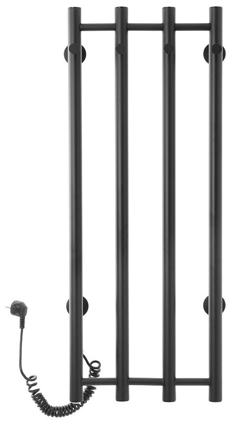 фото Полотенцесушитель электрический Domoterm Танго DMT 109-V4 36x92 ЧРН EKL черный