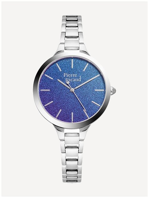 Наручные часы Pierre Ricaud, серебряный, синий