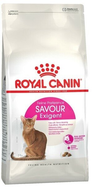 Royal Canin Сухой корм RC Exigent Savour Sensation для кошек привередливых ко вкусу корма, 4 кг