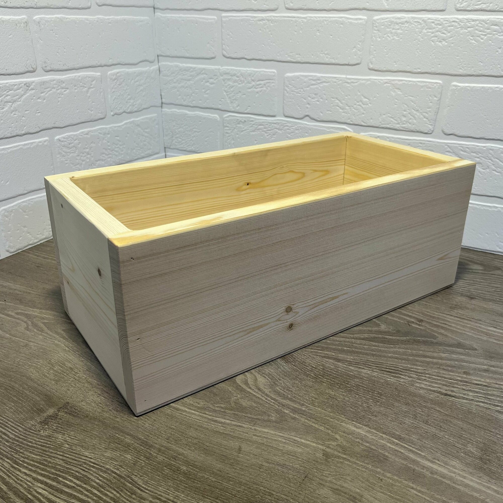 Ящик деревяный для хранения PinePeak / коробка для хранения вещей / деревянный ящик - фотография № 2