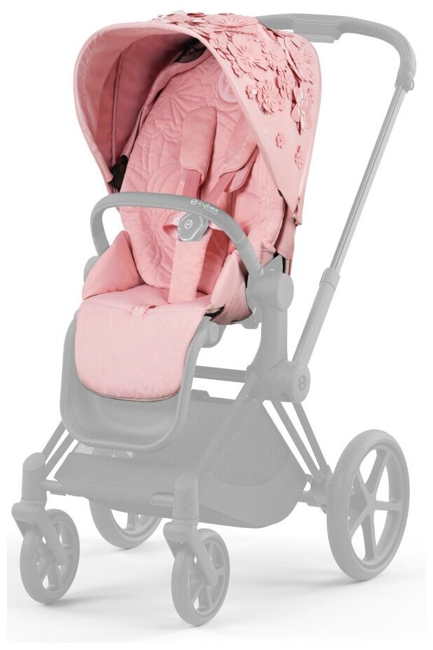 Cybex Чехол прогулочного блока Priam IV (FE Simply Flowers Pink)