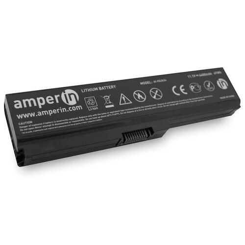 Аккумуляторная батарея Amperin для ноутбука Toshiba Satellite L750 11.1V 4400mAh (49Wh) AI-PA3634 аккумулятор акб аккумуляторная батарея amperin ai pa3634 для ноутбука toshiba satellite l750 11 1в 4400мач 49вт