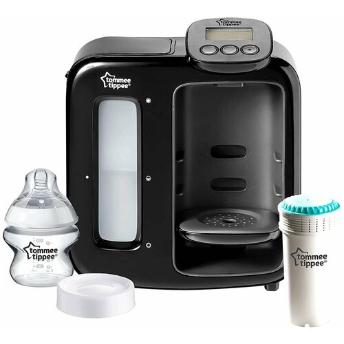 Tommee Tippee Perfect Prep Day & Night, Машина для автоматического приготовления детских смесей с цифровым дисплеем и регулируемым объемом, черный