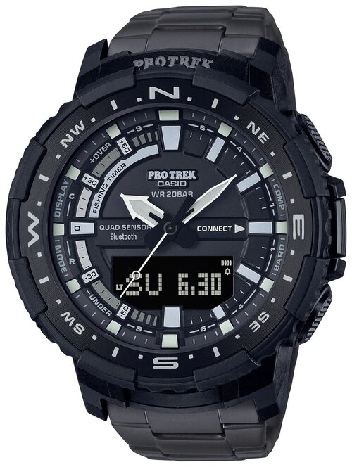 Наручные часы CASIO Pro Trek PRT-B70YT-1E, черный