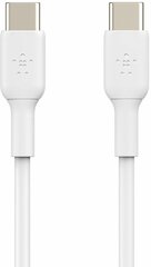 Кабель Belkin USB-C - USB-C, 1м, пластик, белый (CAB003bt1MWH)