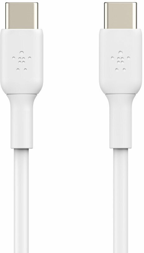 Кабель Belkin USB-C - USB-C, 1м, пластик, белый (CAB003bt1MWH)