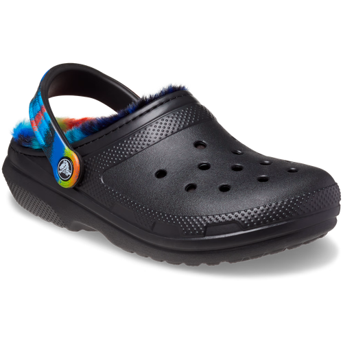 Сандалии Crocs Classic Lined Spray Dye Clog Black/Multi (EUR:39-40)