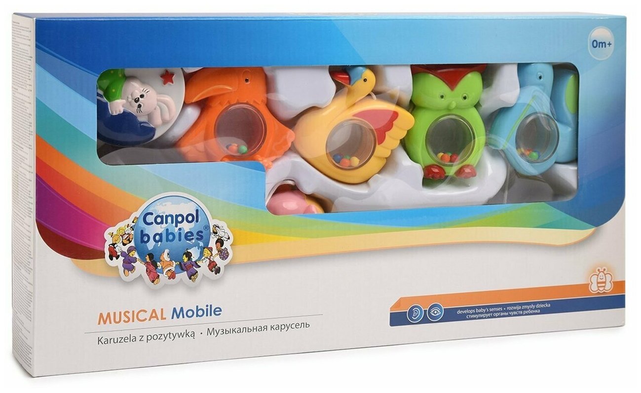 Пластиковый мобиль на кроватку Canpol Babies Райские птички - фото №6