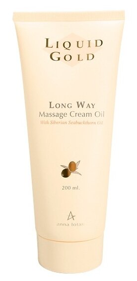 Anna Lotan Крем для тела Liquid Gold Long Way Massage Cream-Oil, 200 мл