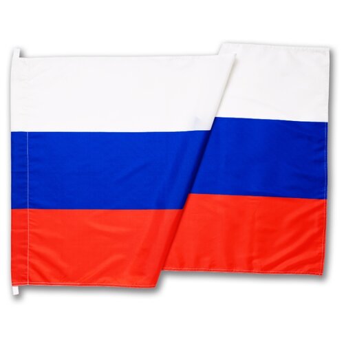 фото Флаг россии (рф) 90 на 135 см из полиэфирного шелка флаг.ру