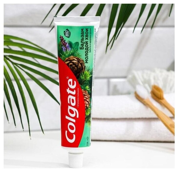 Зубная паста Colgate Бальзам молодой хвои противовоспалительная 100мл - фото №12