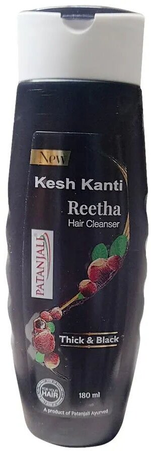 Шампунь Патанджали Кеш Канти Ритха (Patanjali Kesh Kanti Reetha) Для роста и блеска волос, 180 мл