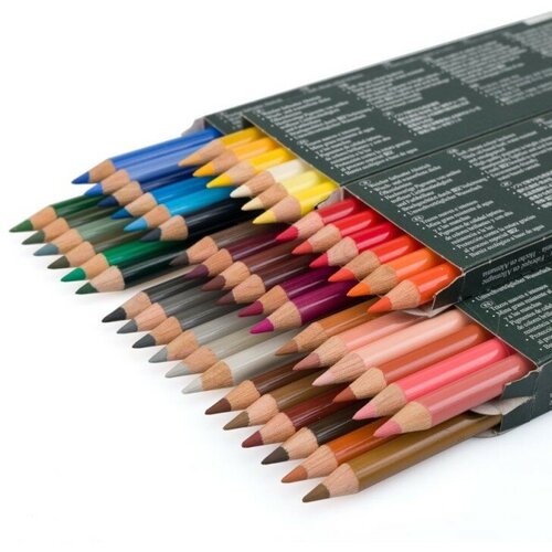 Комплект карандашей Polychromos 48 цветов, Профессиональный (8 комплектов х 6 цв.)