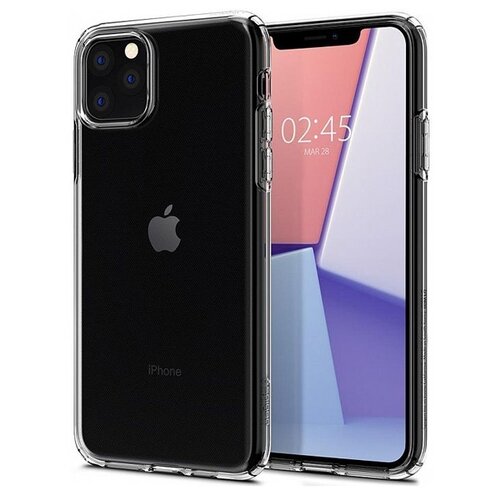 фото Чехол spigen для iphone 11 pro max - crystal flex - прозрачный - 075cs27044