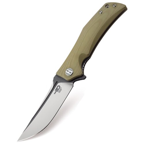 Нож складной Bestech Knives Scimitar (Blackwash/Satin) beige