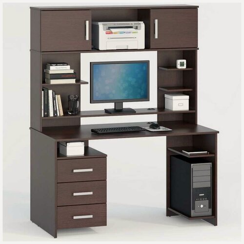 Изображение товара Компьютерный стол МагМебель 4 левый венге