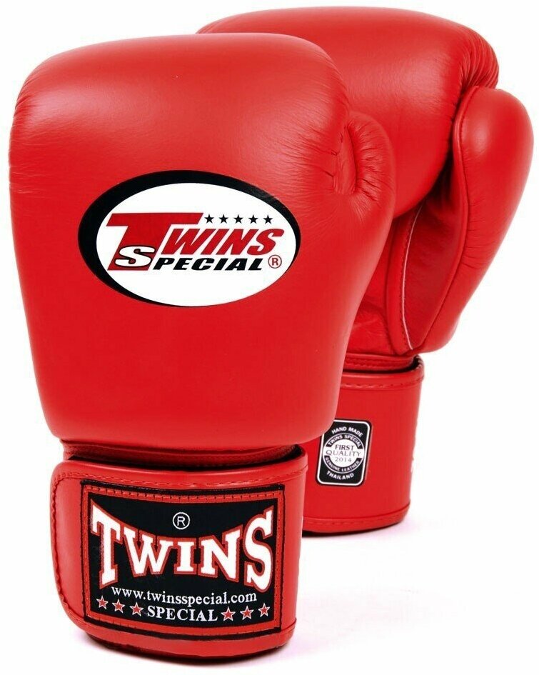 Боксерские перчатки Twins Special BGVL-3 красные, 10 унц.