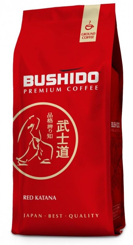 Кофе Bushido Red Katana молотый, 227г пакет