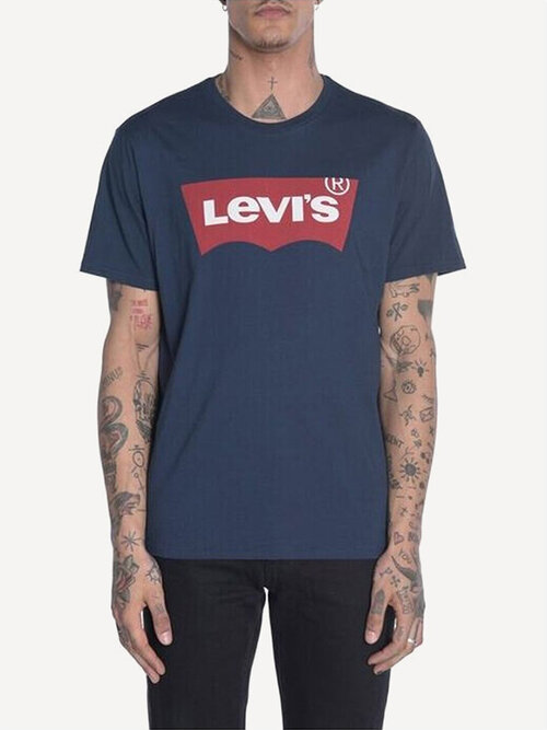 Футболка Levis GRAPHIC SET-IN, размер S, синий