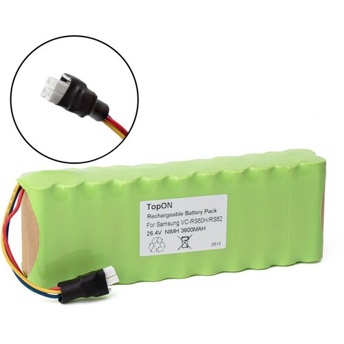 Аккумулятор для робота-пылесоса Samsung VC-RS60, VC-RS60H, VC-RS62, VC-RS62H Hauzen Series. 26.4V 3600mAh Ni-MH. PN: DJ96-0079A. аккумуляторная батарея dj96 0079a для пылесоса samsung vc rs60 vc rs60h vc rs62