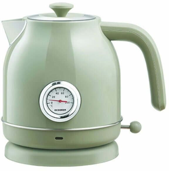 Чайник Xiaomi Qcooker Retro Electric Kettle с датчиком температуры Green