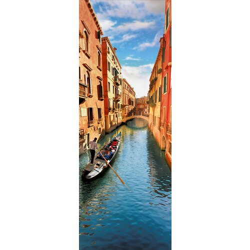 Фотообои виниловые тисненые на флизелиновой основе DeliceDecor Ф 201 Улочка в Венеции 100х270см 2430₽