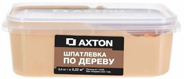 Шпатлёвка Axton для дерева 0.4 кг сосна