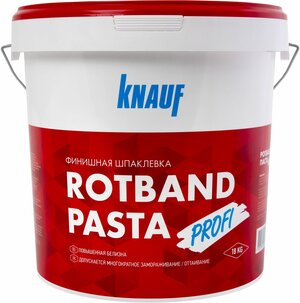 Шпаклевка финишная виниловая KNAUF Ротбанд паста Профи 18 кг
