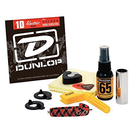 Набор аксессуаров и комплект струн для электрогитары, Dunlop GA52