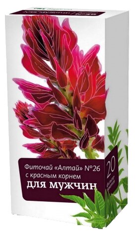 Алтайский кедр чай Алтай №26 с красным корнем для мужчин ф/п, 2 г, 20 шт.