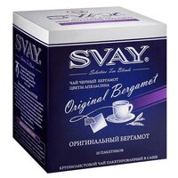 Чай черный Svay Original bergamot в пакетиках, 20 пак.