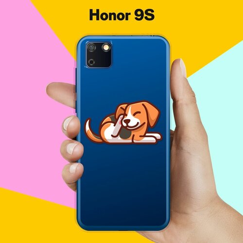 Силиконовый чехол Бигль на Honor 9S