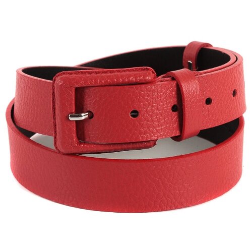 фото Ремень женский из натуральной кожи mayger а-рн-4506/красный/110