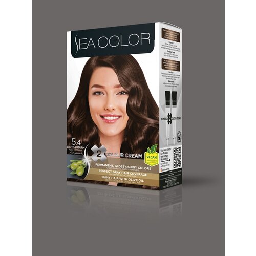 SEA COLOR № 5.4 Светлый каштан Краска для волос