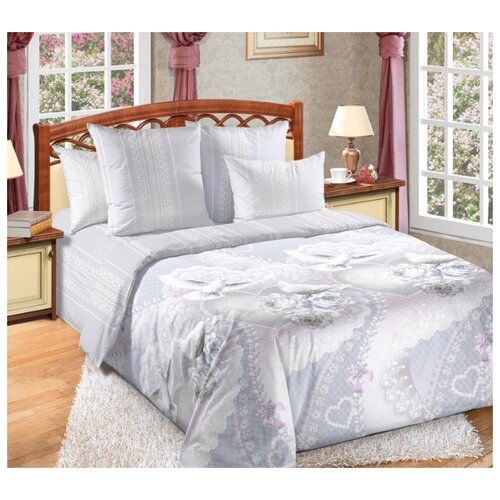 фото Постельное белье «история любви 2», сатин (семейный), подарочная коробка текс-дизайн