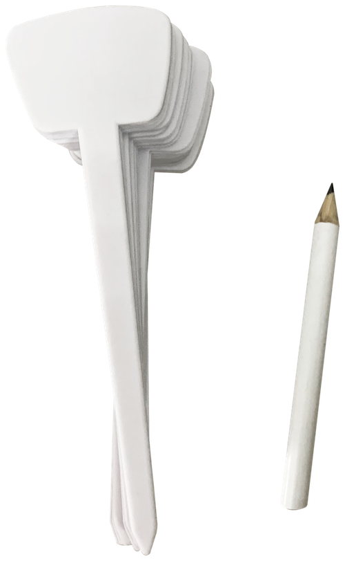 Таблички для рассады GIARDINO CLUB с карандашом/маркером, Арт. LTAJ-4014, 30шт