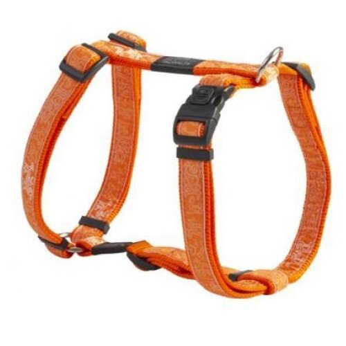 Шлейка Rogz Fancy Dress M (SJ12) orange doodle, M