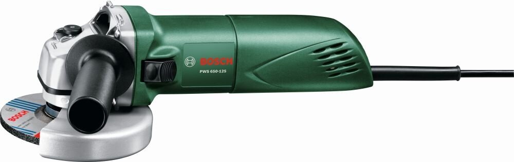 Углошлифовальная машина Bosch PWS 650-125 650Вт 11000об/мин рез. шпин: M14 d=125мм